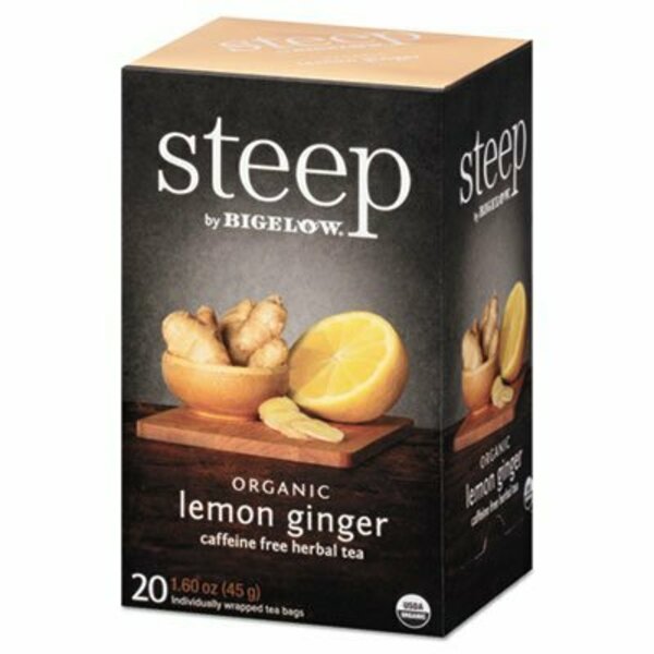 Bigelow Tea Co Bigelow, Steep Tea, Lemon Ginger, 1.6 Oz Tea Bag, 20PK 17704